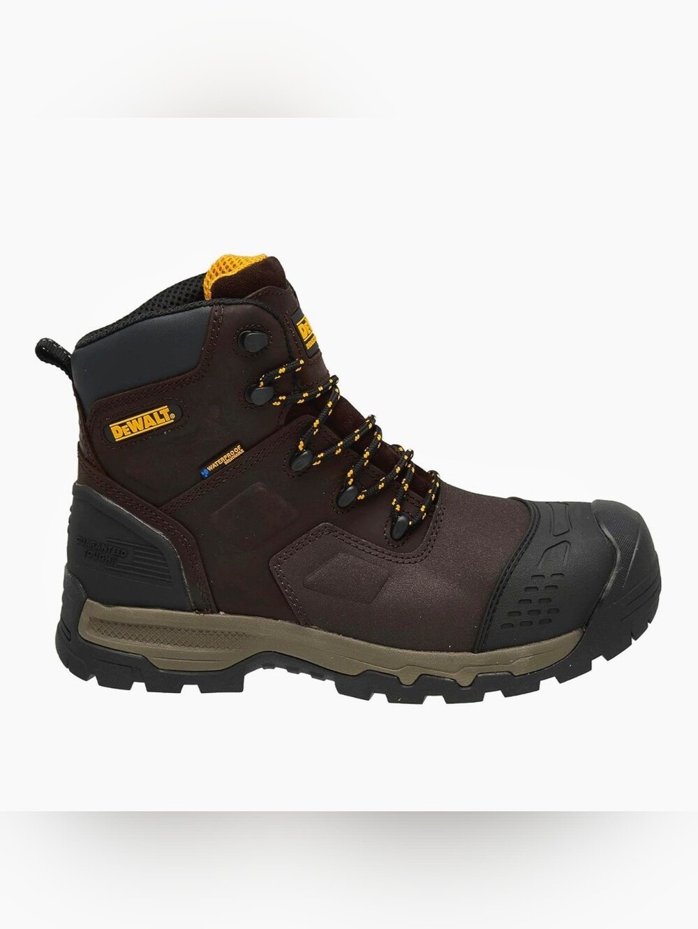 Size 11.5 - DeWALT Men's Brown & Black Waterproof Work Boot